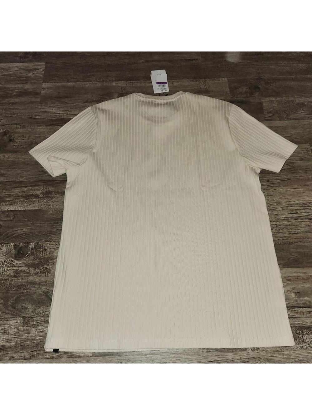 Perry Ellis Ribbed Crew Neck Tee - Picture 6 of 7